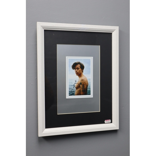 404 - Harry Styles Picture with Signature in Framed and Glazed Mount (15