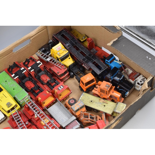 491 - A Selection of Twenty Eight Playworn Diecast Matchbox Model Vehicles