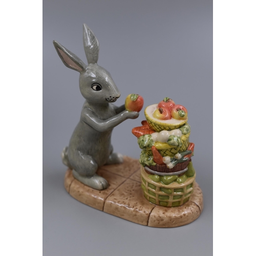 177 - A Boxed Royal Doulton Winnie The Pooh 'Rabbit's Harvest' Figurine, Approx 11cm Tall