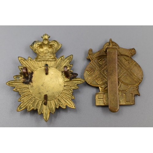 186 - Upper Patrol Home Guard and a British Army School of Music Cap Badges