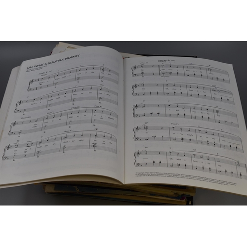 433 - A Large Selection of Sheet Music and Music Theory Books. Includes Bruno Mars, ABBA, High School Musi... 