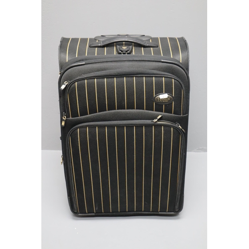 538 - Vintage Bond Street by Antler Suitcase with Carry Bag (26” x 17” x 12”)