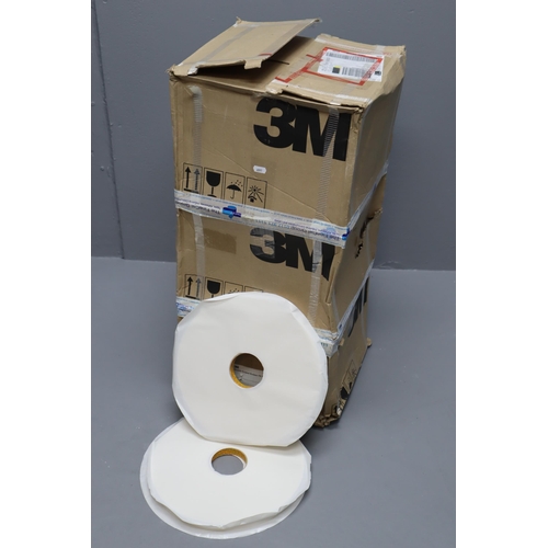 649 - Thirty Six Rolls of 3M Double Coated Rubber PE Foam Tape, 19mm x66 Metres