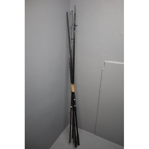 654 - Three Lightweight Fishing Rods to include Diawa Procarp3, Defender 12 and Zebco G-Tech Cool Carp 360... 