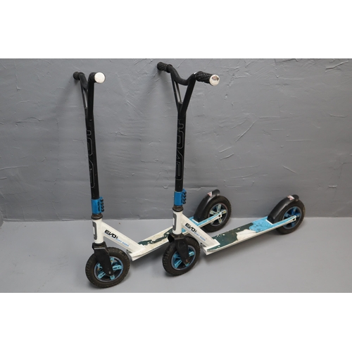 663 - Two Evo+ Dirt Rider Scooters one a/f