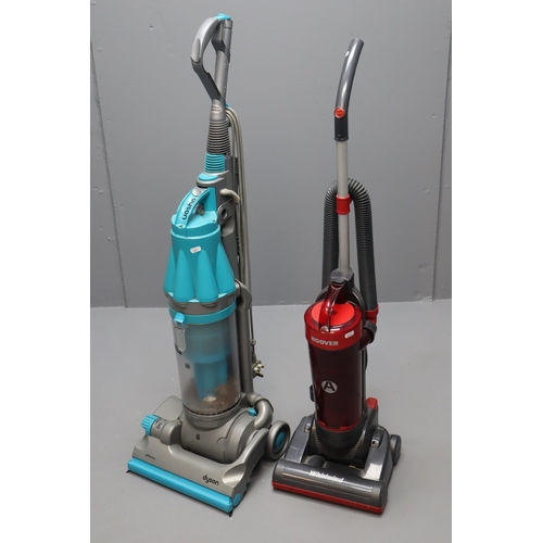 673 - Two Vacuum Cleaners To Include Hoover Whirlwind, And Dyson DC07. Both Working When Tested