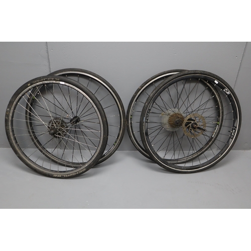 675 - Four Bicycle Wheels including Spodeman 28