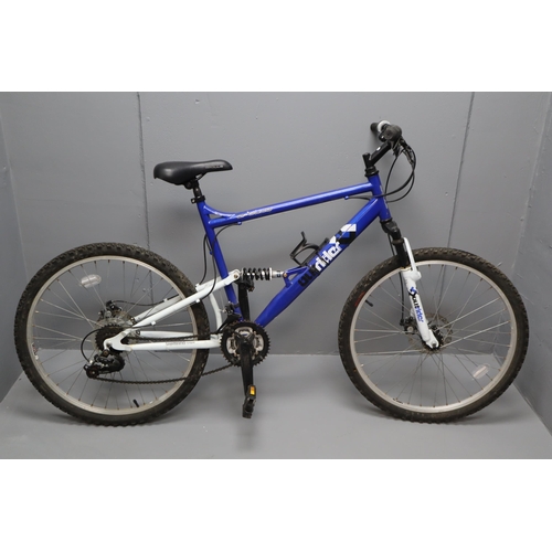 621 - Adult Size Apollo Outrider 18 Gear Mountain Bike with front and rear suspension and front and rear D... 