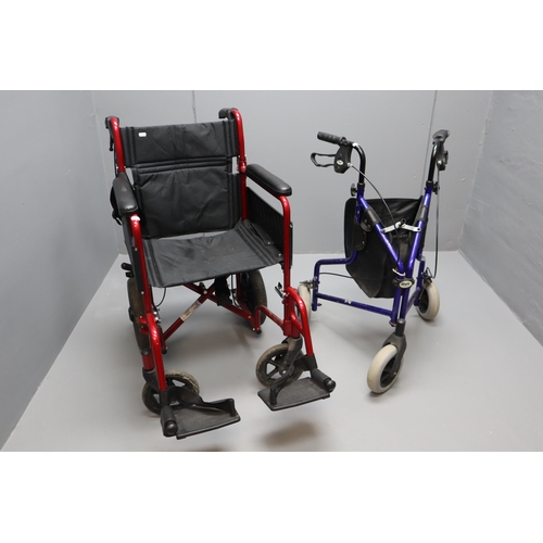 624 - Two Mobility Aids To Include 'Days' Walker, And 'Karma' Wheelchair