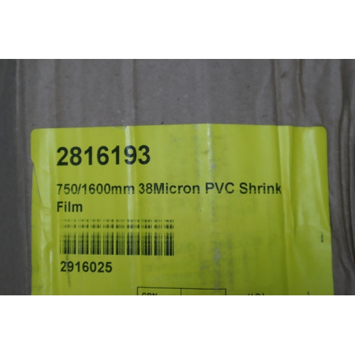 685 - A Roll of 750x1600mm PVC Shrink Film