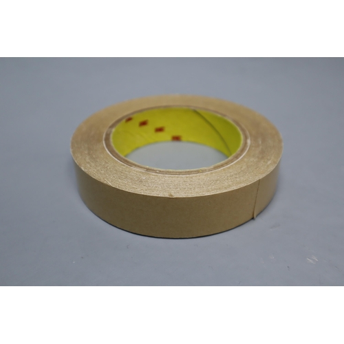 A Box of Thirty Six 3M Double Coated Tape, 1" x 36yrds
