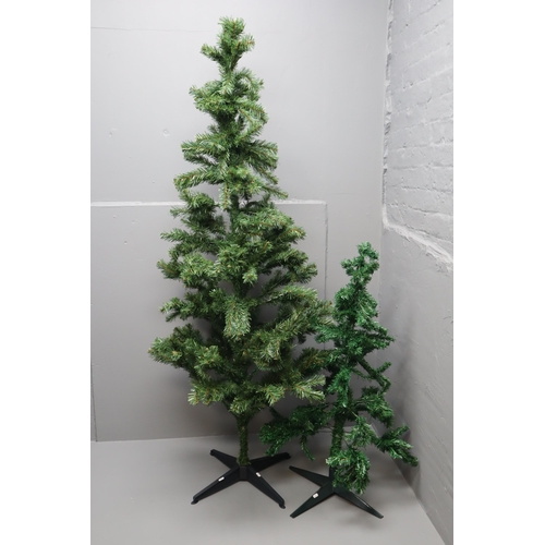 848 - Two Christmas Trees with Stands (3ft and 7ft)