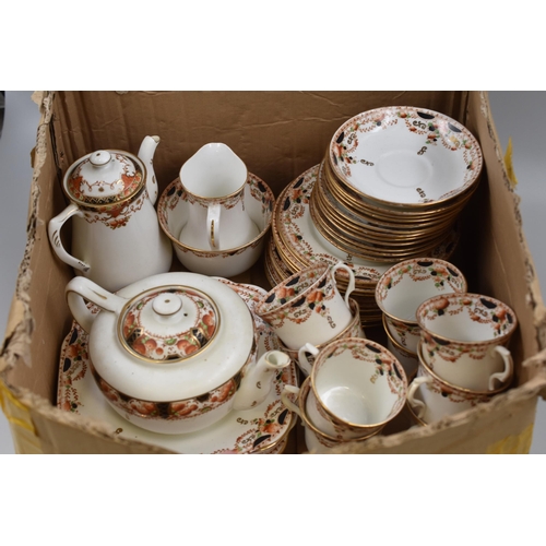 874 - Sutherland Fine Bone China 39 Piece Edwardian Tea Set