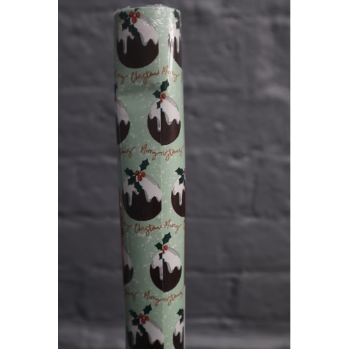 875 - Mixed Selection of Wrapping Paper, Mainly Christmas Paper, includes new rolls