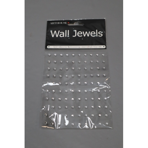 854 - New 120+ Packs ARTHOUSE Wall Jewels Pack Size 100