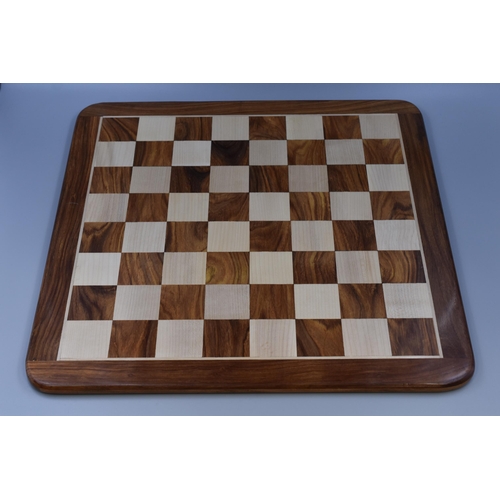 855 - A Large Wooden Chess Board, Approx 20