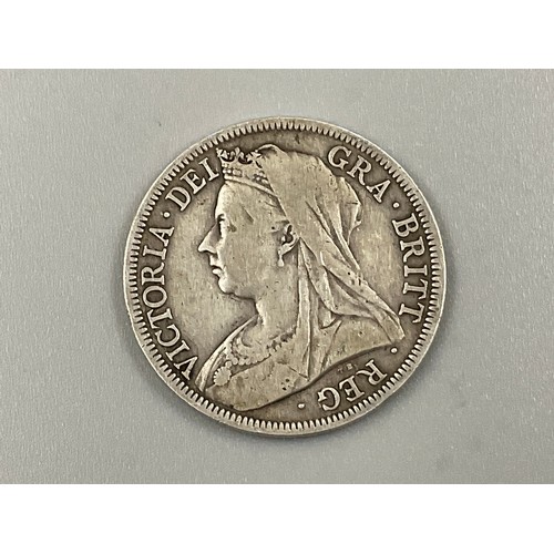 94 - Victoria 1900 Silver Half Crown 