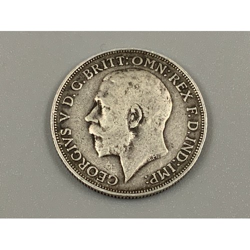 102B - George V 1912 Silver Florin