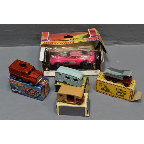 109 - Collection of Pre-Owned Die-Cast Model Vehicles With Boxes ( Opened ) To Include Matchbox Speedking ... 