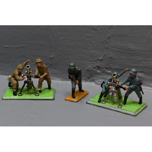 110 - Vintage Deetail, Britains Ltd Military Figures To Include Rare German WWII Soldiers and British Army... 