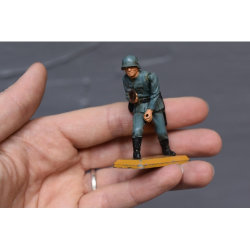 110 - Vintage Deetail, Britains Ltd Military Figures To Include Rare German WWII Soldiers and British Army... 