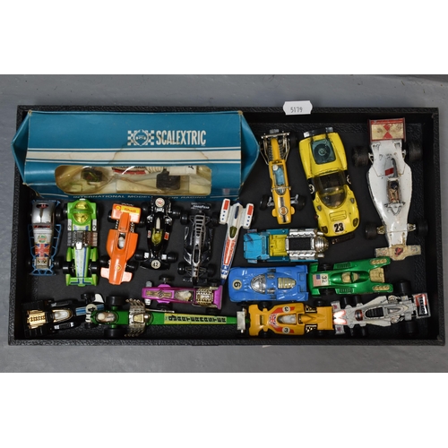 91 - Collection of Playworn Racing Car Models to Include Corgi, E.L.F and More