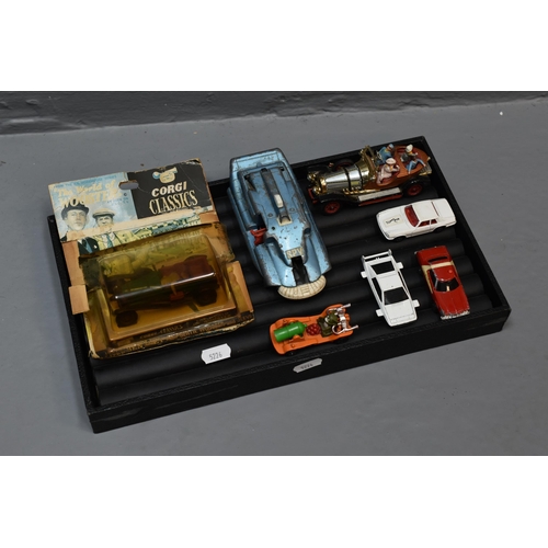 96 - Collection of Playworn T.V /Film Theme Die-Cast Vehicles to Include, Corgi 'The World of Wooster', D... 