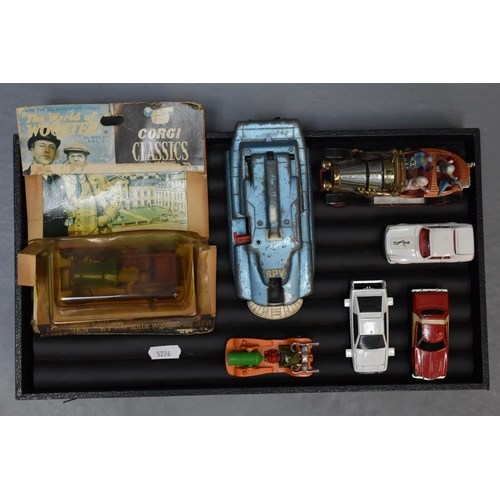 96 - Collection of Playworn T.V /Film Theme Die-Cast Vehicles to Include, Corgi 'The World of Wooster', D... 