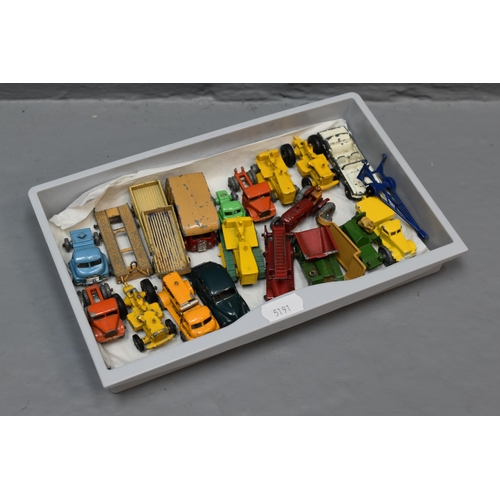 98 - Collection of Die-Cast Playworn Miniature Vehicles, Mainly 'Lesney'