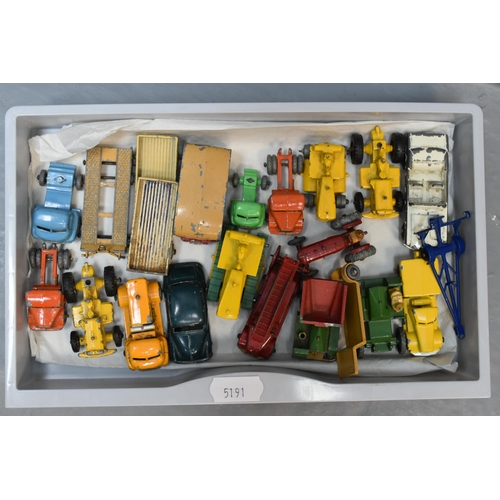 98 - Collection of Die-Cast Playworn Miniature Vehicles, Mainly 'Lesney'