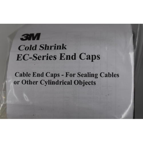 724 - A Box of Ten 3M Cold Shrink End Caps (EC-4)