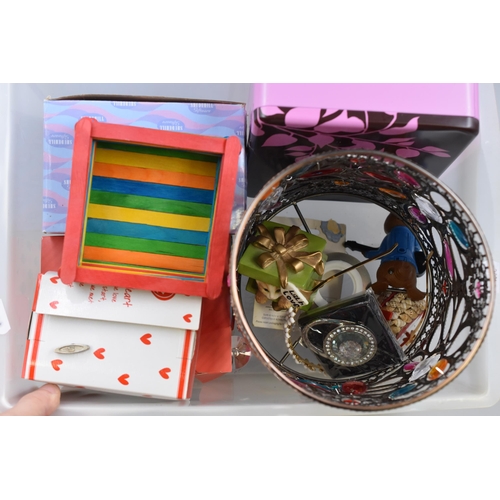 775 - Large Selection of New items to include Music Box, Boxed Jewellery Box, Boxed Mug and more