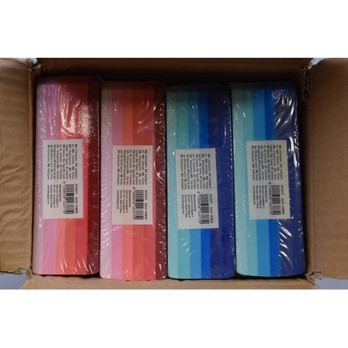 780 - A Selection of 24 New Large Erasers, In Blue and Red Tones