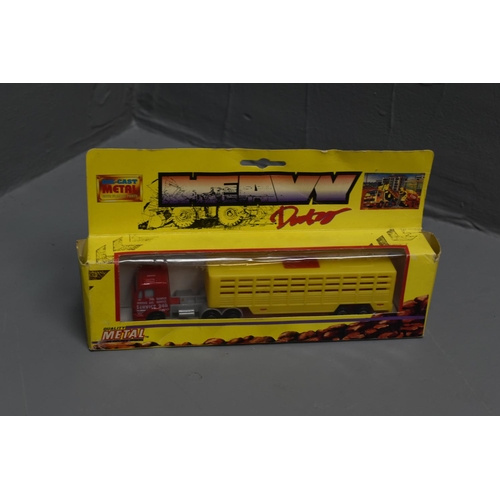 111 - Boxed Golden Wheel Die Cast Metal and Plastic 24 Hour Service Truck