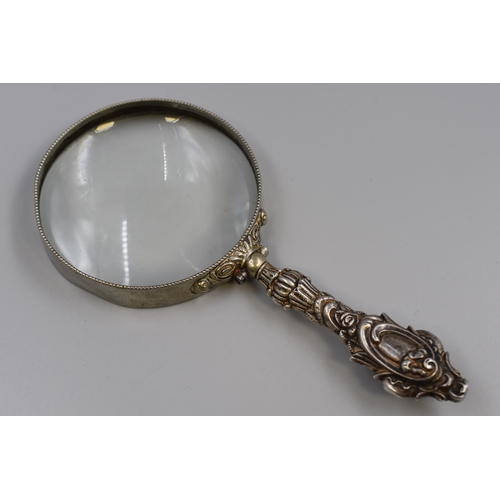 33 - Continental Silver Magnifying Glass (3.5