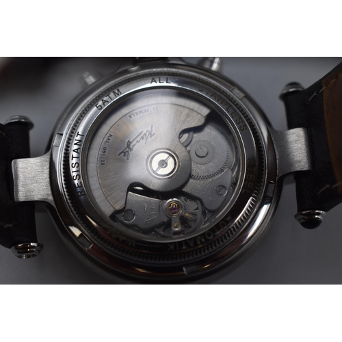 56 - Vintage Kienzle Watch with Skeleton Movement. (Working) Comes with Certificate of Authenticity. In P... 