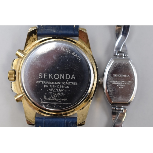 80 - Two Sekonda Watches, Ladies and Gents, both working