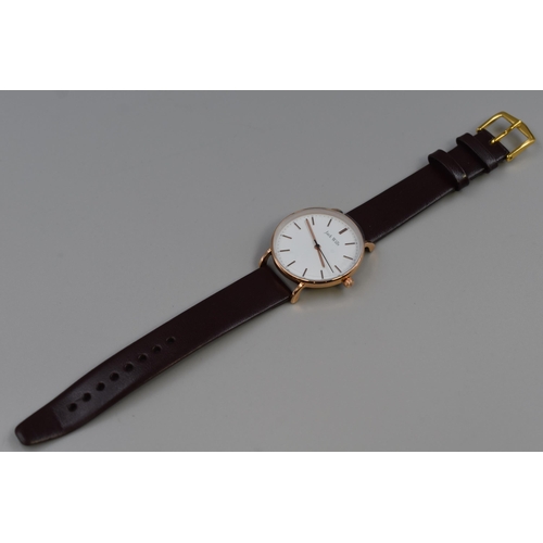 91 - Jack Wills Gents Quartz Watch with Leather Strap (Working)