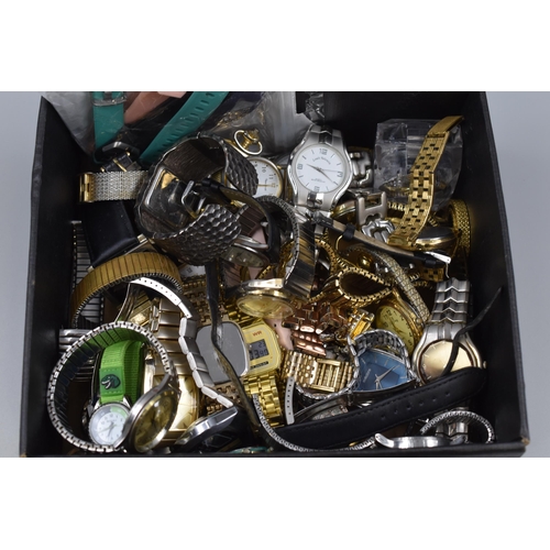 112 - Large Mixed Selection of Watches and Straps