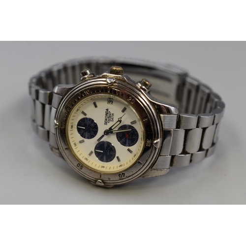 121 - Sekonda Chronograph Quartz Gents Watch (Working)