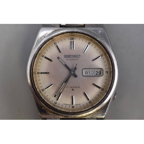 126 - Vintage Seiko 17 Jewels Automatic Watch