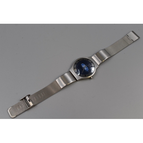 129 - Genuine Ford Quartz Watch with Stainless Steel Strap