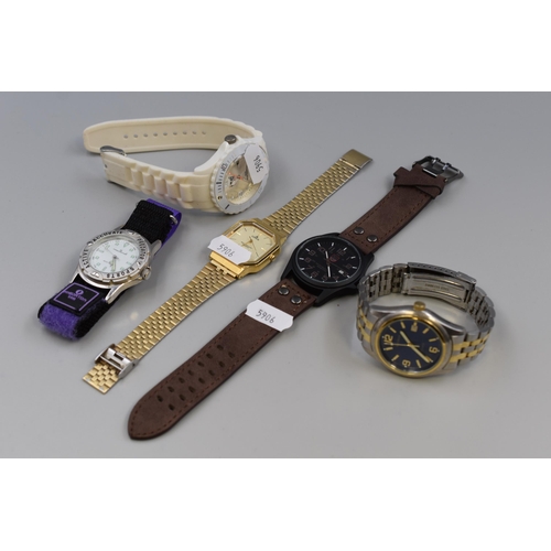 156 - Five Watches to include Ice, Sekonda, Lorus and Soki