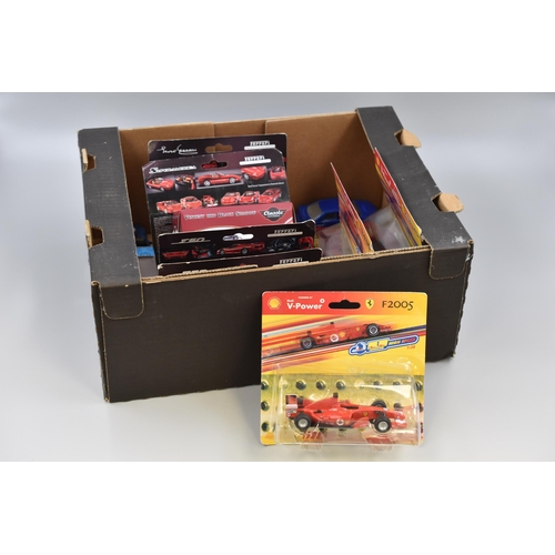 634 - Selection of Model Die-Cast Cars and Motorcycle including Matchbox, Shell V Power and More