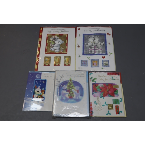 644 - Large Box of New Christmas Cards, all Packaged