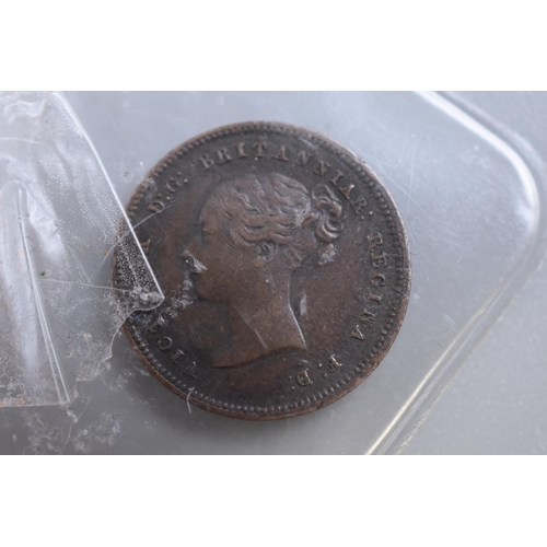 171 - 1844 Victoria Better Grade Half Farthing Coin