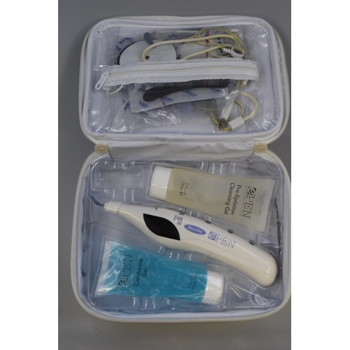 450 - Beautiko 1601 e-pen Electrolysis Pen Set (powers on)