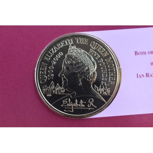 215 - A 2000 Queen Mother Uncirculated Centenary Crown (Five Pound Coin)