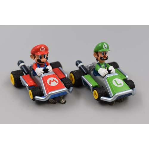 455 - Two Supermario Scalextric Style Racing Carts