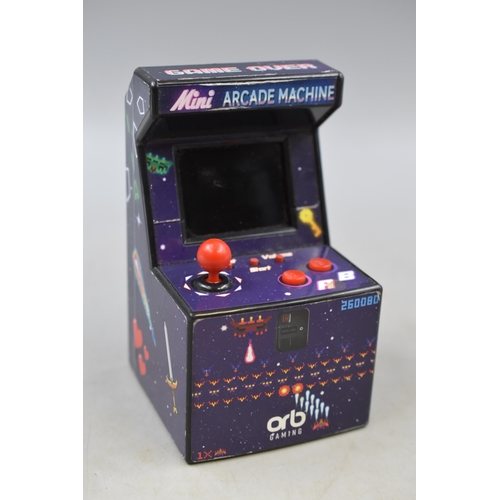 238 - Retro hand Held/Desk Mini Arcade Game, Working When Tested, 6